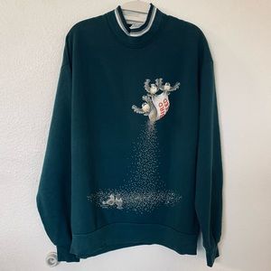 Morning sun bird seed vintage crewneck